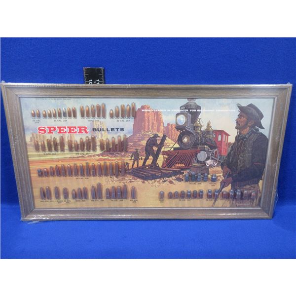 Vintage 1970's Speer Bullet Board - Woodson