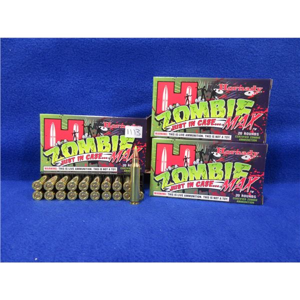 223 Rem. 55gr Zombie-Max Hornady Cartridges