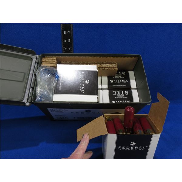 12 Ga. 2 3/4" 00 Buckshot Federal Shotshells