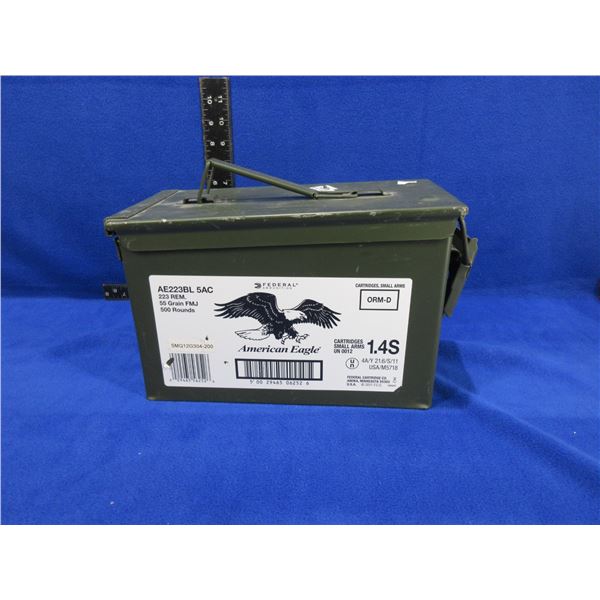 Metal Ammo Can - 11" x 5 1/2" x 7" High