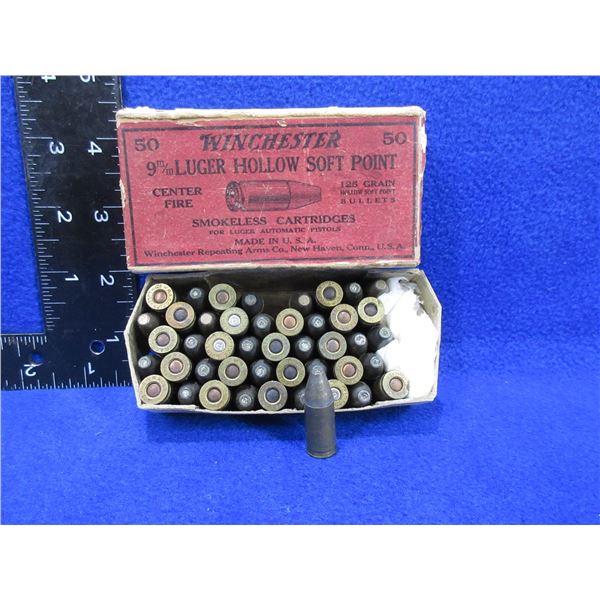 Collector Ammo - 9mm Luger HSP Winchester Cartridges