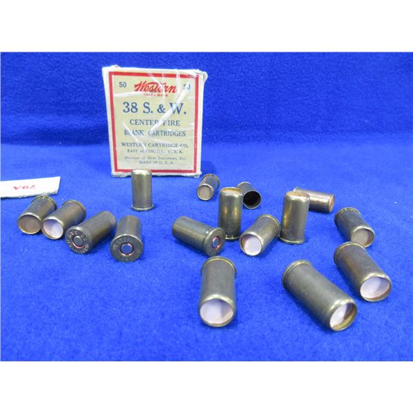 Collector Ammo - 38 Smith & Wesson Blank CF Cartridges