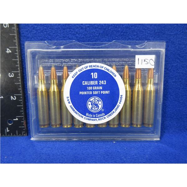 Collector Ammo - 243 Win. 100gr PSP Smith & Wesson