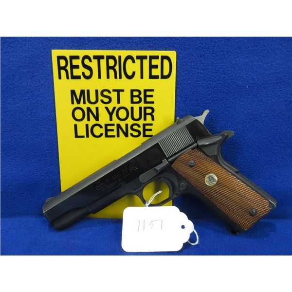 Restricted - Colt MK IV Series 80 Gov't Model in 45 Auto