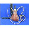 Image 2 : Vintage Leather Powder Flask