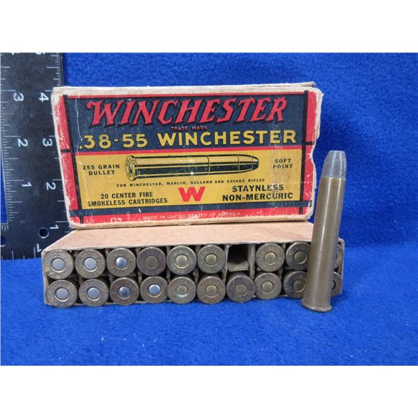 Collector Ammo - 38-55 Win. 255gr SP Winchester
