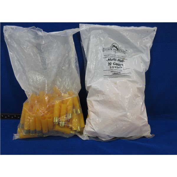 20 Ga. 2 3/4" Ballistic Products Inc. Primed Hulls