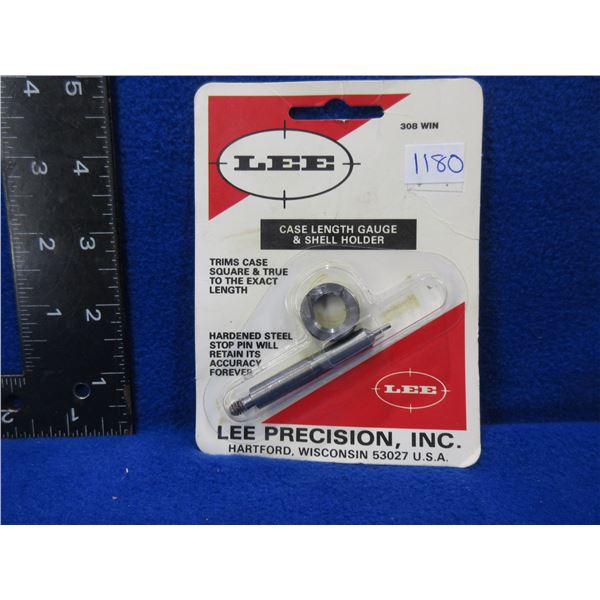308 Winchester Lee Case Length Gauge & Shell Holder