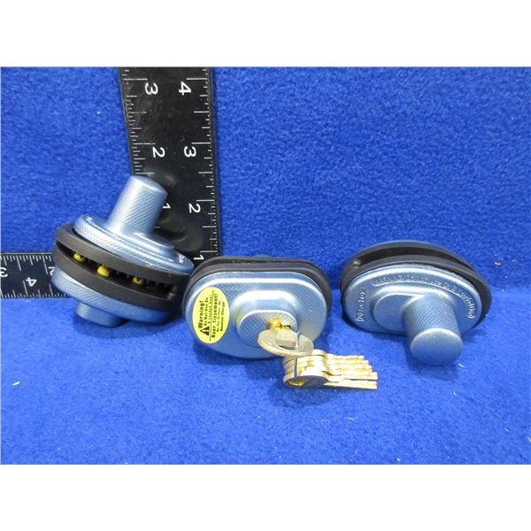 3 Trigger Locks Keyed Alike with 6 Keys