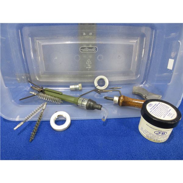 Lot of Misc. Reloading Tools - Bore Light, Brushes, Etc.