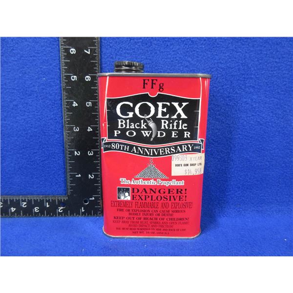 Goex FFg Black Powder - Tin of 10 3/4oz - Pickup only