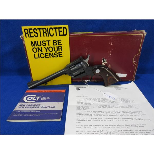 Restricted - Colt New Frontier in 22 LR - Made in 1986
