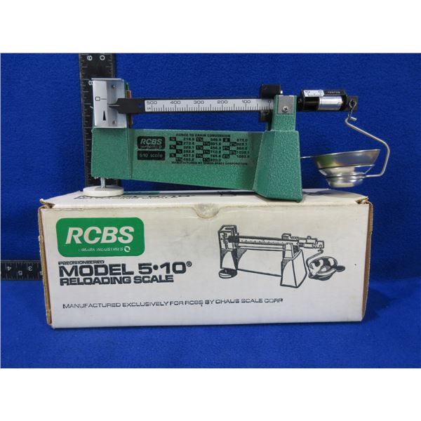 RCBS Model 5-10 Reloading Scale in Original Box