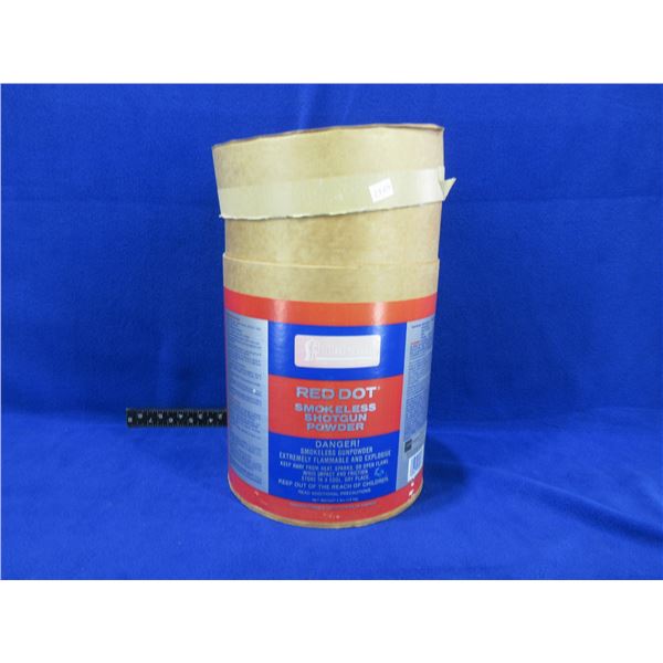 Empty Collector Can - Alliant Red Dot 8 lb Shotgun Powder