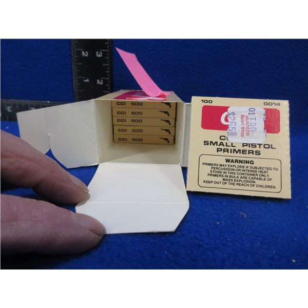 CCI 500 Small Pistol Primers - 573 Total