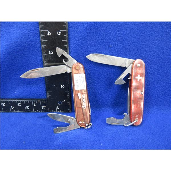 2 Swiss Army Knives - Victorinox, Elinox