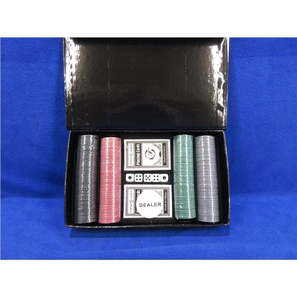 Mopar Poker Set with Cards, Poker Chips & Dice