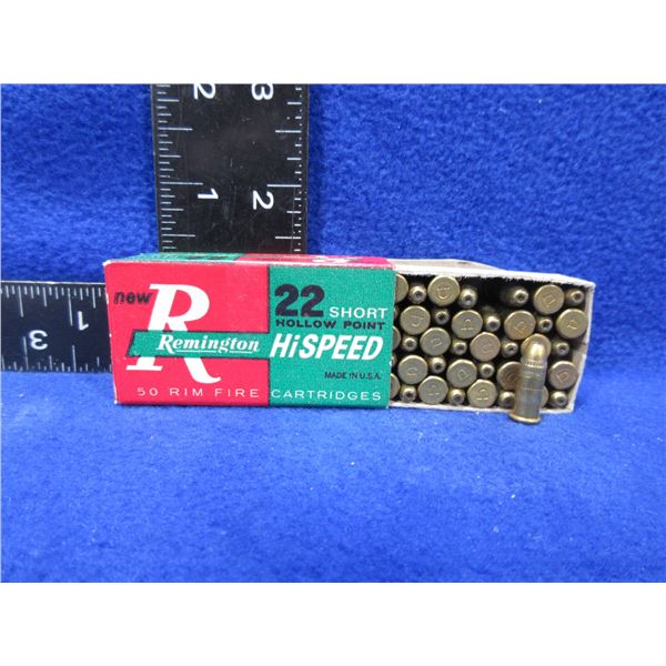 Collector Ammo - 22 Short HP Remington Cartridges
