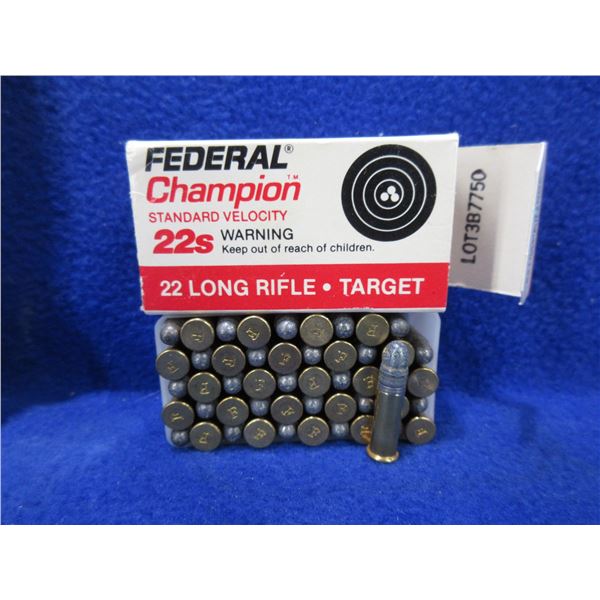 Collector Ammo - 22 LR SV Federal Champion Cartridges