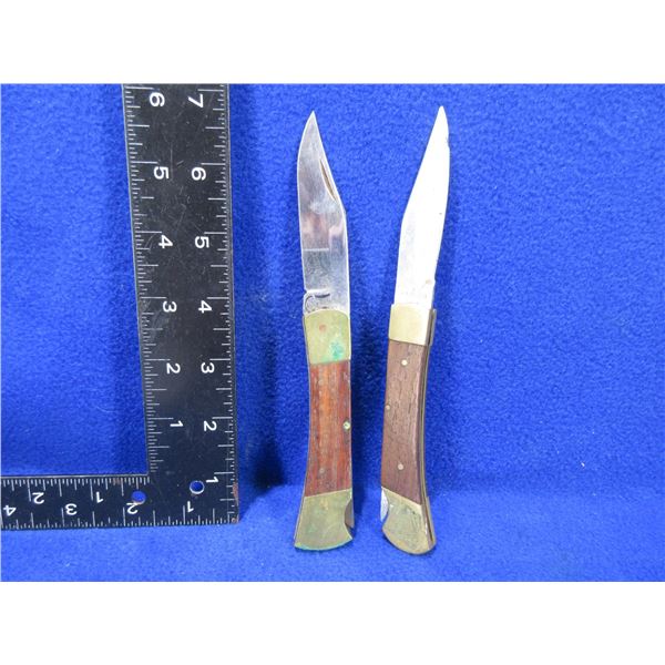 2 - Locking Blade Knives - Blade is Dented on 1, Other 1 Blade Doesn’t Close All the Way