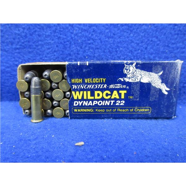Collector Ammo - 22 LR HV Winchester Wildcat Cartridges