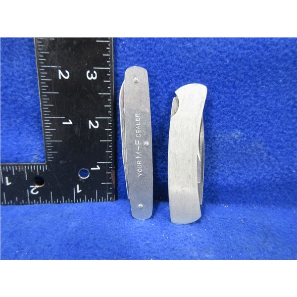 2 - Small Folding Pocket Knives - Jack Pike, Buck 525