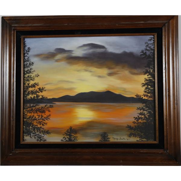 Marge Gable - "Sunset on Flathead Lake"