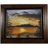Image 1 : Marge Gable - "Sunset on Flathead Lake"