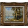 Image 1 : Brauer - "Dinghy on Shore Landscape"