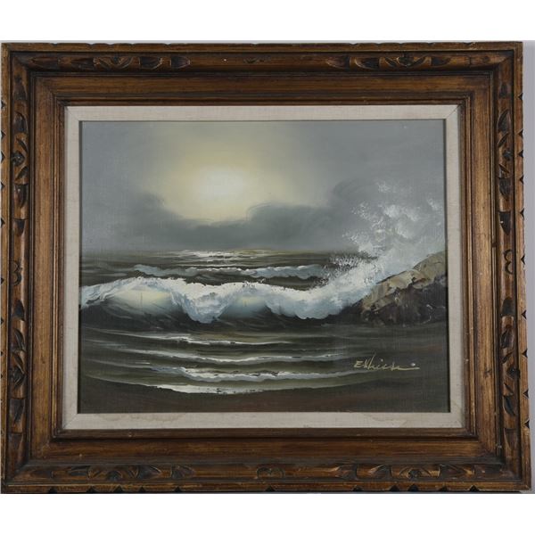 E. Kleiss - "Grey Waves Seascape"