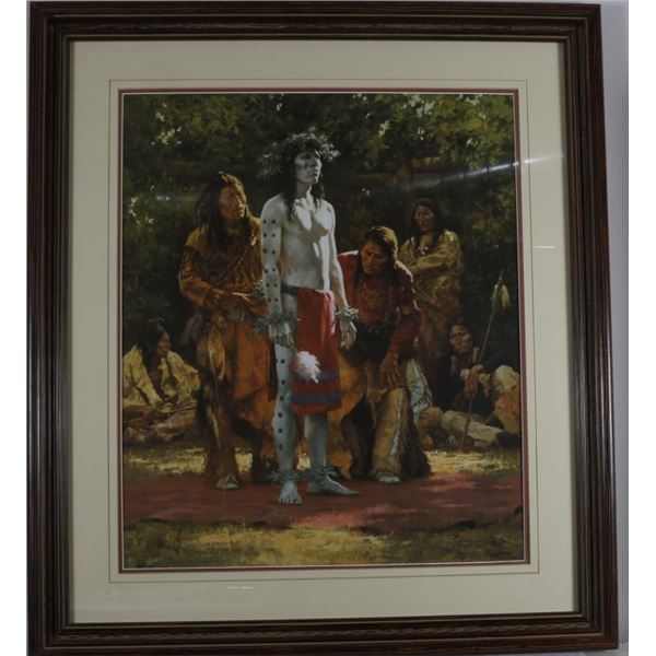 Howard Terpning - "Preparing for the Sundance"