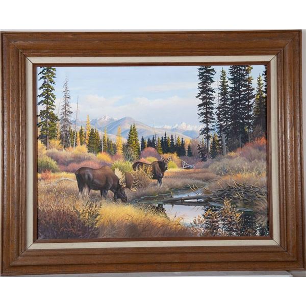 Elmer Sprunger - "Moose at Olly Creek"