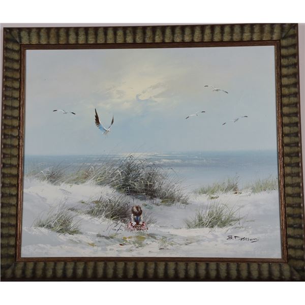 B. Dressey - "Girl at the Beach"