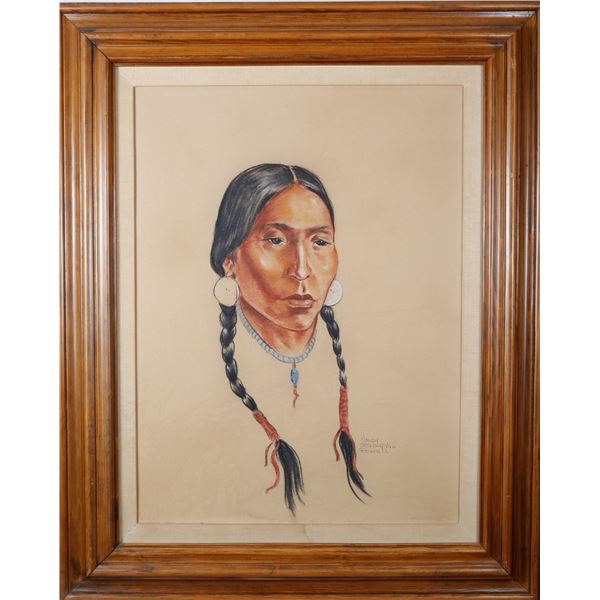 Nancy McLaughlin Powell - "Native Woman Portrait"