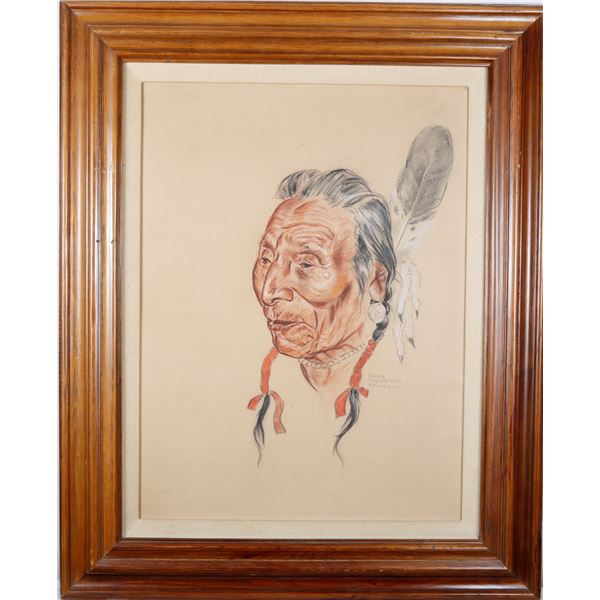 Nancy McLaughlin Powell - "Native Man Portrait"