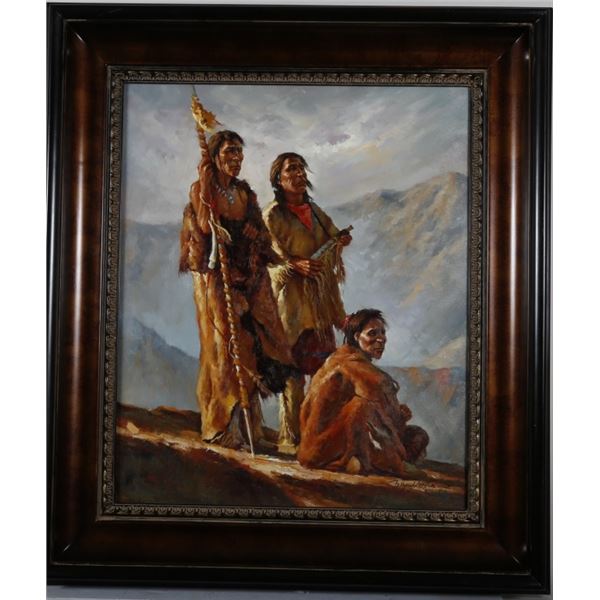Troy Denton - "Unknown (Three Native Americans)"