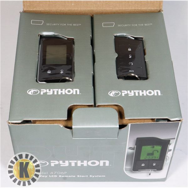 PYTHON 2 WAY LCD REMOTE