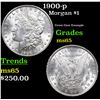 1900-p Morgan Dollar $1 Grades GEM Unc