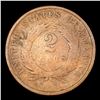 Image 3 : 1872 Two Cent Piece Key Date To Series 2c Graded vg8 By SEGS