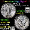 Image 1 : ***Auction Highlight*** 1930-p Standing Liberty Quarter 25c Graded ms65 fh By SEGS (fc)