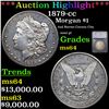 ***Auction Highlight*** 1879-cc Morgan Dollar 1 Graded ms64 By SEGS (fc)