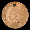 Image 2 : ***Auction Highlight*** 1867/67 Indian Cent FS-301/S-1 1c Graded au53 details By SEGS (fc)