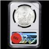 Image 3 : NGC 1884-o Morgan Dollar 1 Graded ms63 By NGC