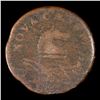 Image 2 : 1787 New Jersey Colonial Cent Maris 38-Y 'Pony Head' R-3 Mint Error 1c Graded vg8 By SEGS