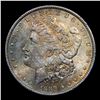 Image 2 : ***Auction Highlight*** 1889-p Morgan Dollar Textile Toned 1 Graded ms66 By SEGS (fc)
