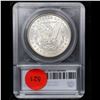 Image 5 : ***Auction Highlight*** 1889-p Morgan Dollar Textile Toned 1 Graded ms66 By SEGS (fc)