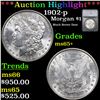 Image 1 : ***Auction Highlight*** 1902-p Morgan Dollar 1 Graded ms65+ By SEGS (fc)