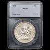 Image 4 : ***Auction Highlight*** 1876-p Trade Dollar 1 Graded ms65+ By SEGS (fc)