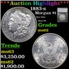 ***Auction Highlight*** 1883-s Morgan Dollar 1 Graded ms62 By SEGS (fc)