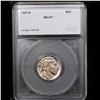 Image 4 : ***Auction Highlight*** 1937-s Buffalo Nickel Near Top POP! 5c Graded ms67+ By SEGS (fc)